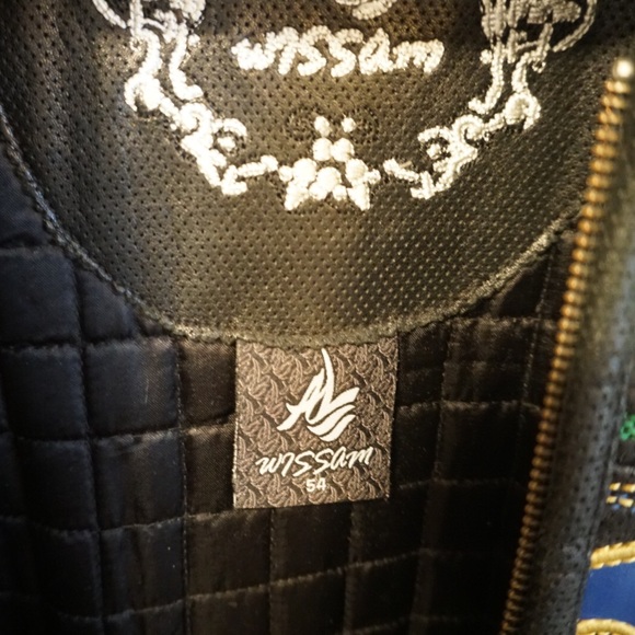 AL Wissam Genuine Leather Vintage MVP NFL Jacket - Picture 4 of 13